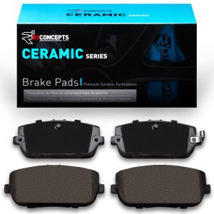 Fiat 124 Spider Brake Pads - Rear - R1 Concepts - Ceramic - `06-`25